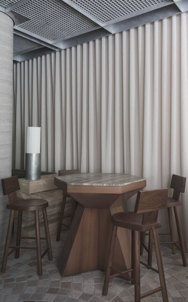 Olympus Dining Custom Curtains